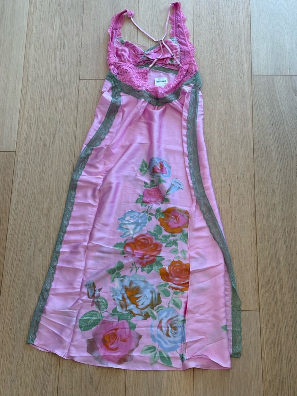 Free People Intimately Slip Dress Just Dreamy Maxi Sweet Lilac Romantic Vintage - Picture 6 of 9